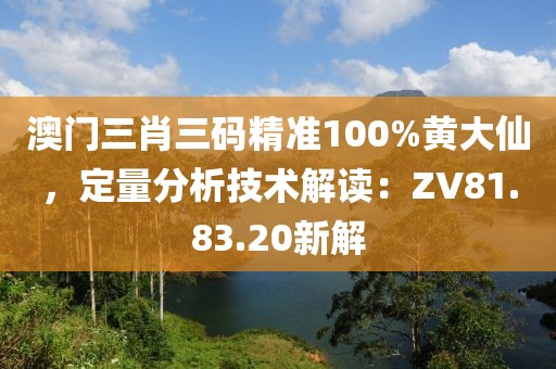 澳門三肖三碼精準(zhǔn)100%黃大仙，定量分析技術(shù)解讀：ZV81.83.20新解
