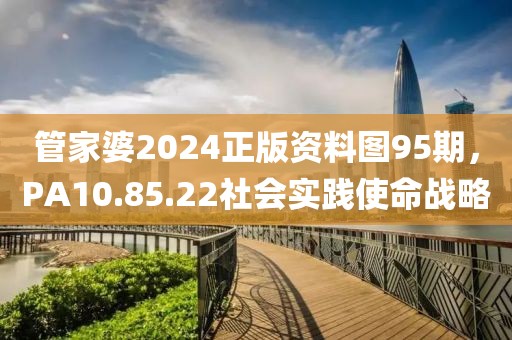 管家婆2024正版資料圖95期，PA10.85.22社會實踐使命戰(zhàn)略