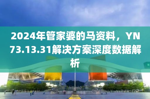 2024年管家婆的馬資料，YN73.13.31解決方案深度數據解析