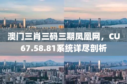 澳門三肖三碼三期鳳凰網(wǎng)，CU67.58.81系統(tǒng)詳盡剖析