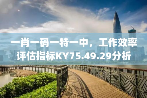 一肖一碼一特一中，工作效率評估指標(biāo)KY75.49.29分析