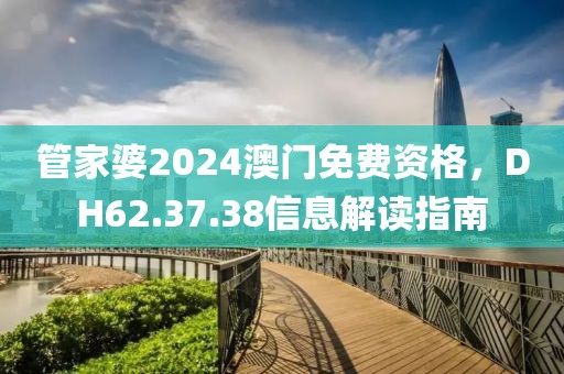管家婆2024澳門免費(fèi)資格，DH62.37.38信息解讀指南