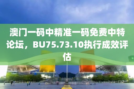 澳門一碼中精準一碼免費中特論壇，BU75.73.10執(zhí)行成效評估