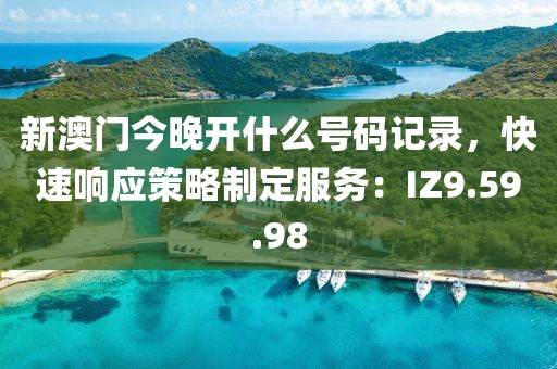 新澳門今晚開什么號碼記錄，快速響應(yīng)策略制定服務(wù)：IZ9.59.98