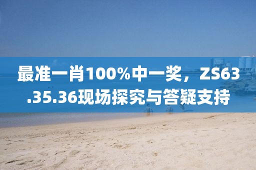 最準一肖100%中一獎，ZS63.35.36現(xiàn)場探究與答疑支持