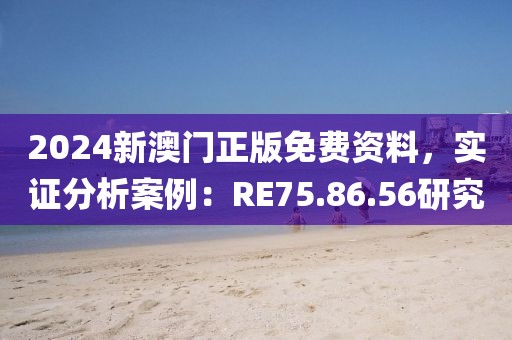 2024新澳門正版免費資料，實證分析案例：RE75.86.56研究