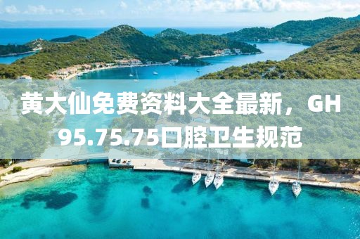 黃大仙免費資料大全最新，GH95.75.75口腔衛(wèi)生規(guī)范