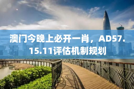 澳門(mén)今晚上必開(kāi)一肖，AD57.15.11評(píng)估機(jī)制規(guī)劃