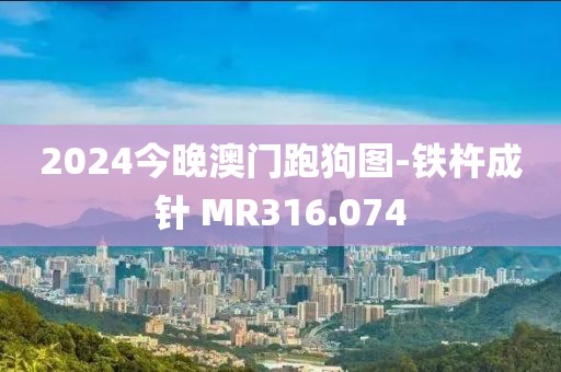 2024今晚澳門跑狗圖-鐵杵成針 MR316.074