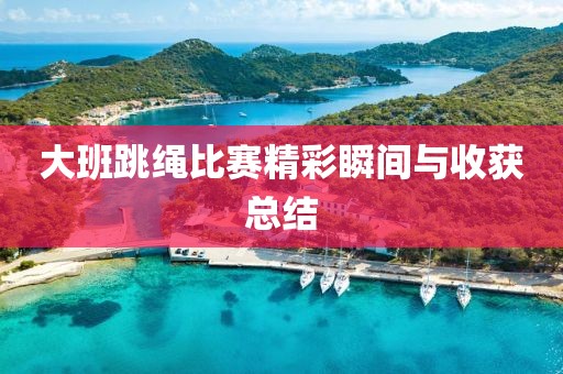 大班跳繩比賽精彩瞬間與收獲總結(jié)